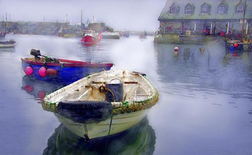 Mevagissey Misty Harbour 1