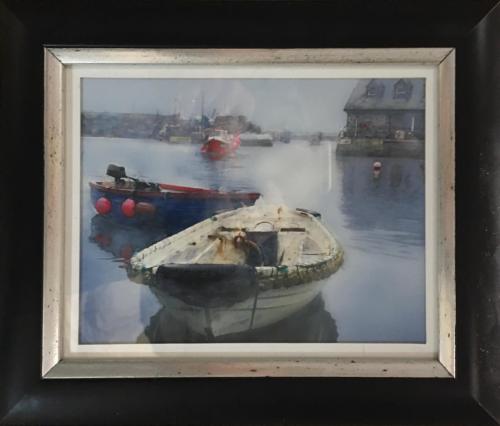 11.75&quot; x 9.75&quot; Mevagissey Misty Harbour