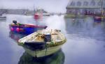 11.75&quot; x 9.75&quot; Mevagissey Misty Harbour